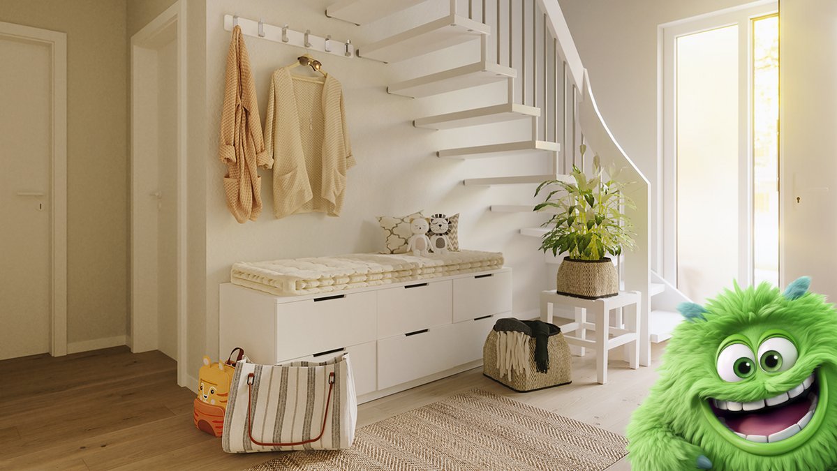 Ratenfresser Fini im Flur vom Flair 134